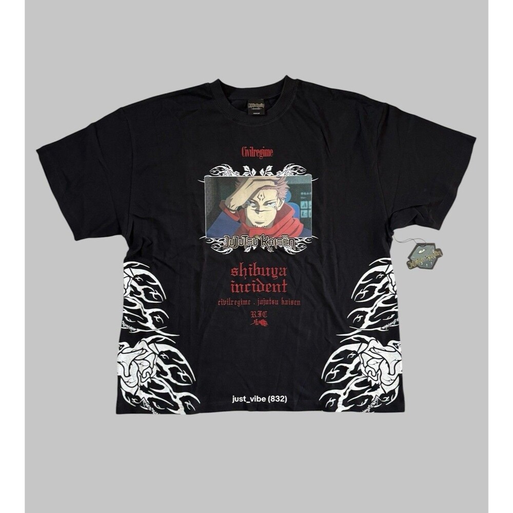 Civil Regime x Jujutsu Kaisen JJK Unforgiven Men’s 2XL